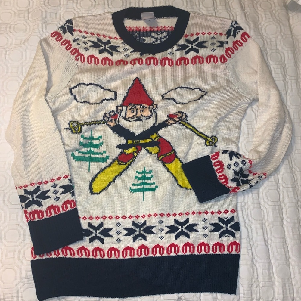 Junk food unisex UGLY sweater. Sz M